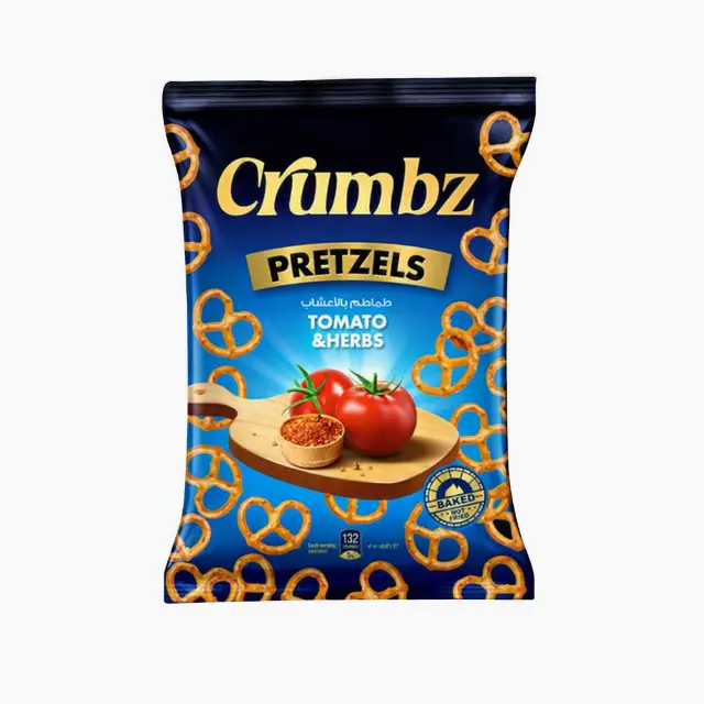 Crumbz Pretzel Tomato And Herbs 60G